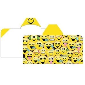 Emoji Hooded Cotton Towel Bath, Beach, Pool